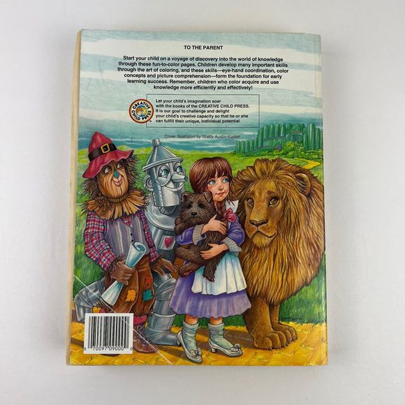 WIZARD OF OZ Jumbo Coloring Activity Book VTG 90s Creative Child Press 1994 Kids - Picture 2 of 6